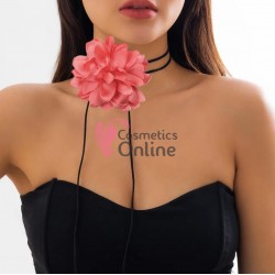 Floare cu snur pentru decor gat sau mana PRL51BB Salmon